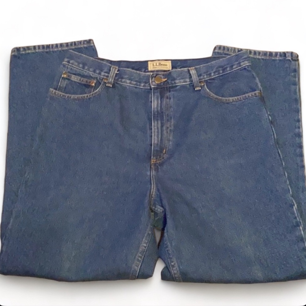NWOT L.L Bean Original Fit Size 16 Blue Jeans